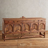 Handcarved Menagerie Buffet Natural 1